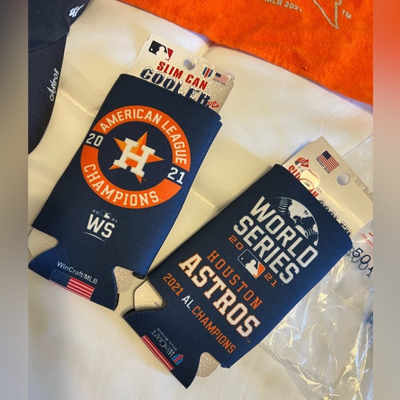 Houston Astro’s AL Championship  2021 set Includes sparkle hat +accessories - Picture 4 of 10